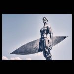 Monumento de "El Guardian" de la Reserva Mundial de Surf