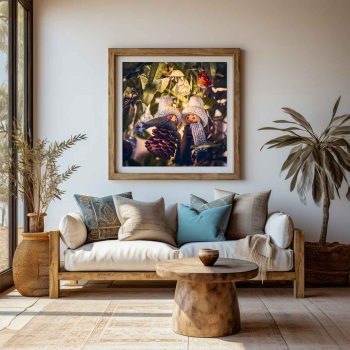 Cuadro cuadrado con Fotografia Navideña de Autor