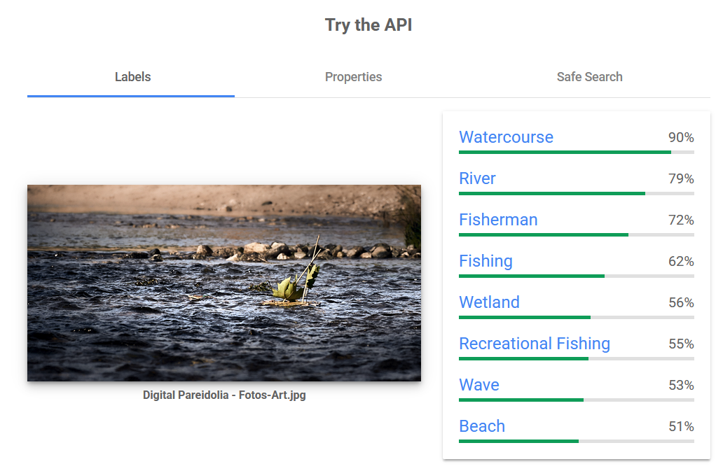 Result of the AI ​​interpretation