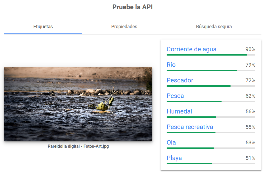 Resultado de la interpretación de la IA